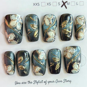 Short Coffin/Square 430-446 Press On Nail Selections