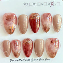 Short Almond 822-846 Design Press On Nail Selections