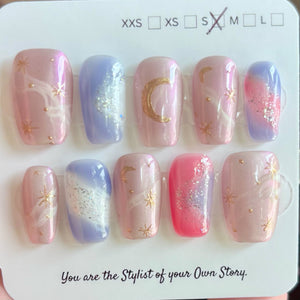 Short Coffin/Square 400-430 Press On Nail Selections