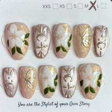 Short Almond 847-890 Design Press On Nail Selections