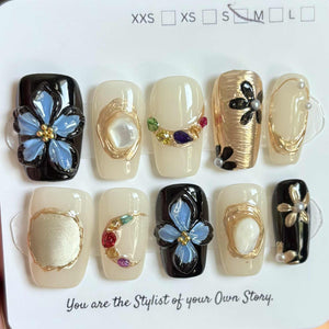 Short Coffin/Square 400-430 Press On Nail Selections