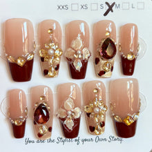 Coffin/Square Medium Length 500-525 Press On Nail Selections