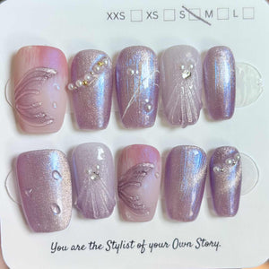Short Coffin/Square 430-446 Press On Nail Selections