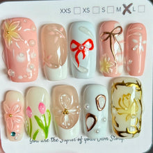 Coffin/Square Medium Length 500-525 Press On Nail Selections