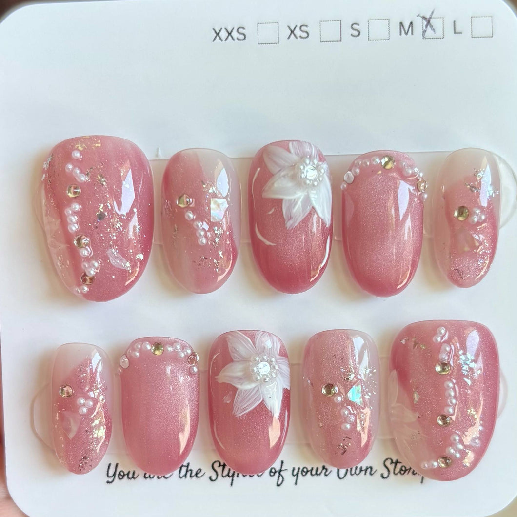 Short Oval 900-924 Design Press On Nail Selections