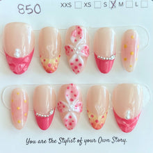 NEW Short Almond 830-856 Design Press On Nail Selections