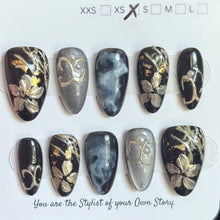Short Almond 847-885 Design Press On Nail Selections