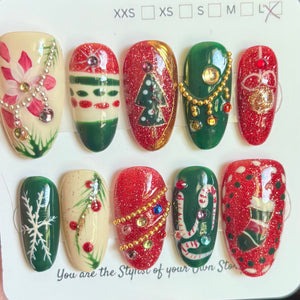Holiday 1900-1925 Press On Nail Selections