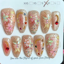 Almond Medium Length Press On Nail Selections