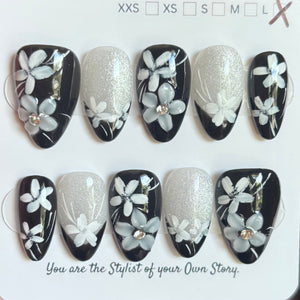 Short Almond 847-885 Design Press On Nail Selections