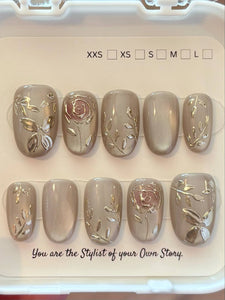 Short Length Press On Nail Selections