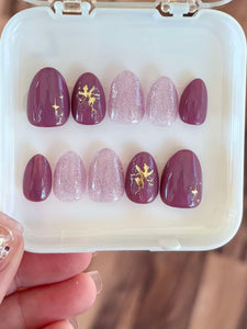 656 Press On Nail Set Size L/0