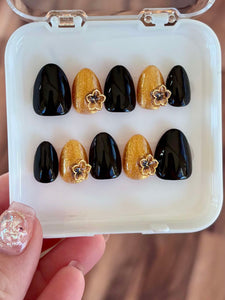 659 Press On Nail Set Size L/0