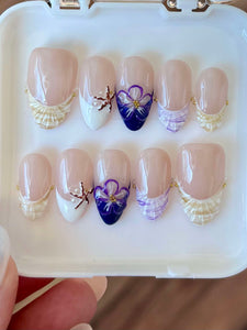 1111 Press On Nail Set Size M/1