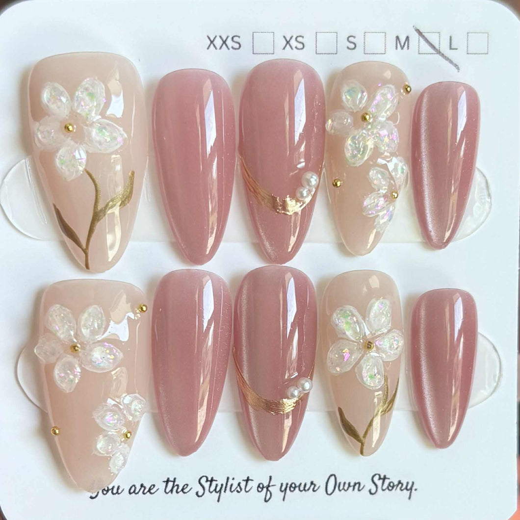 Medium Length Press On Nail Selections