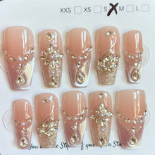 Coffin/Square Medium Length 500-525 Press On Nail Selections