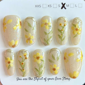 Medium Length Press On Nail Selections