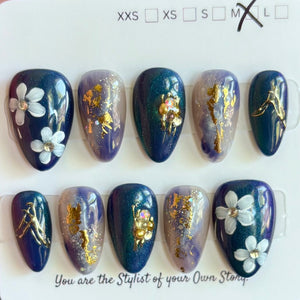 Short Almond 822-846 Design Press On Nail Selections