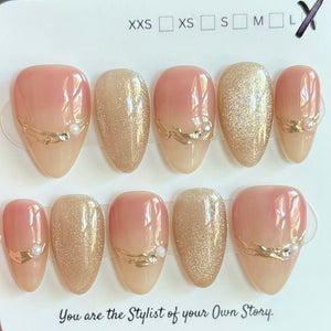 Short Almond 822-846 Design Press On Nail Selections