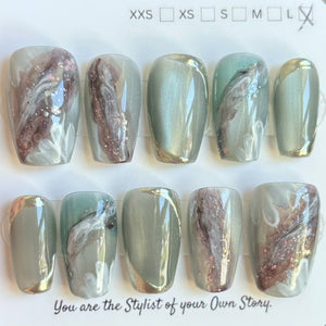 Short Coffin/Square 400-430 Press On Nail Selections