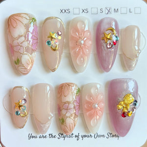 Medium Length Press On Nail Selections