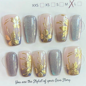 Short Coffin/Square 430-446 Press On Nail Selections
