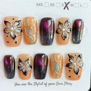 Short Coffin/Square 430-446 Press On Nail Selections