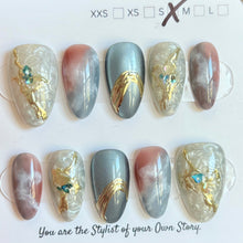 Short Almond 822-846 Design Press On Nail Selections