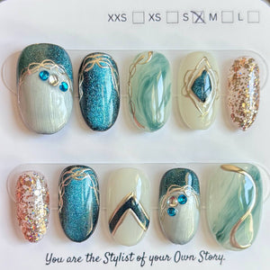 Short Oval 925-950 Press On Nail Selections