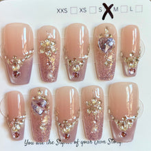 Coffin/Square Medium Length 500-525 Press On Nail Selections