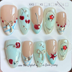 Medium Length Press On Nail Selections