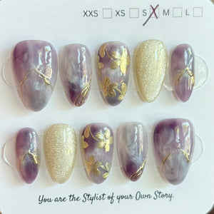 Short Almond 822-846 Design Press On Nail Selections