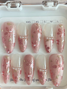 Long Length Press On Nail Selections