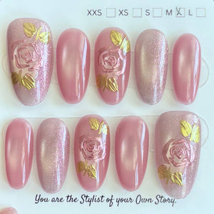 Medium Length Press On Nail Selections