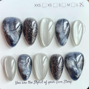 Short Almond 857-885 Design Press On Nail Selections
