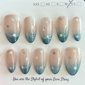 NEW Short Almond 830-856 Design Press On Nail Selections