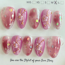 NEW Short Almond 830-856 Design Press On Nail Selections