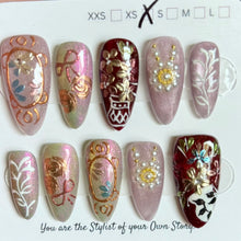 Almond Medium Length Press On Nail Selections