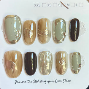 Short Oval 921-941 Press On Nail Selections