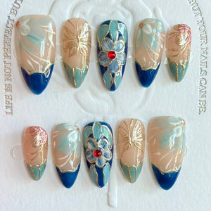Medium Length 1001-1027 Press On Nail Selections