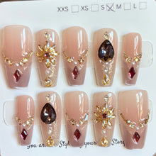 Coffin/Square Medium Length 500-525 Press On Nail Selections