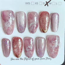 Almond Medium Length Press On Nail Selections