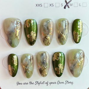 Short Almond 822-846 Design Press On Nail Selections
