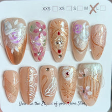 Almond Medium Length Press On Nail Selections