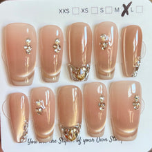 Coffin/Square Medium Length 500-525 Press On Nail Selections