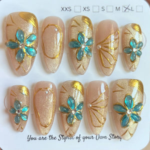 Medium Length Press On Nail Selections