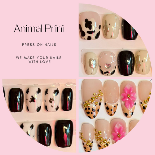 Animal Print Press On Nail Selections