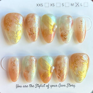 Short Almond 830-856 Design Press On Nail Selections