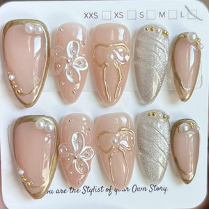 Medium Length Press On Nail Selections