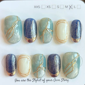 Short Oval 925-950 Press On Nail Selections